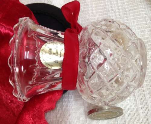 Vase POSY +Box Lidded - Cut CRISTAL de FLANDRE