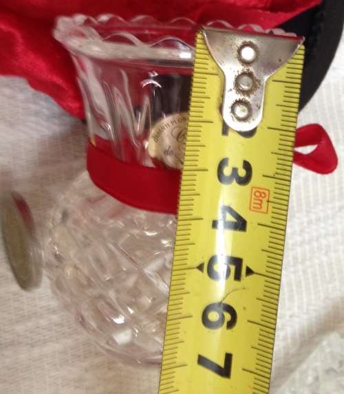 Vase POSY +Box Lidded - Cut CRISTAL de FLANDRE