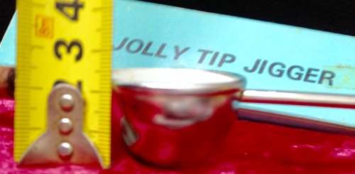 1 ElwecoJOLLY TIP JIGGER BarAccesTotMeasures*GREAT COUNTRY HOME DECOR*L@@KatMyBUY NOW*NO WAITING