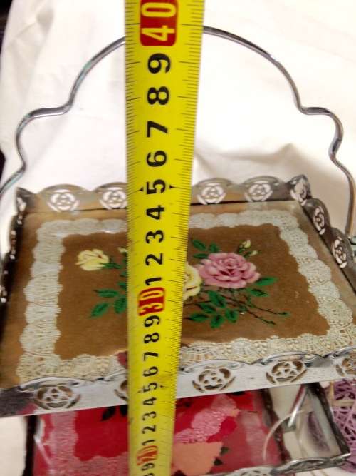 Cake Stand  3 tier -Metal Vintage Collectables