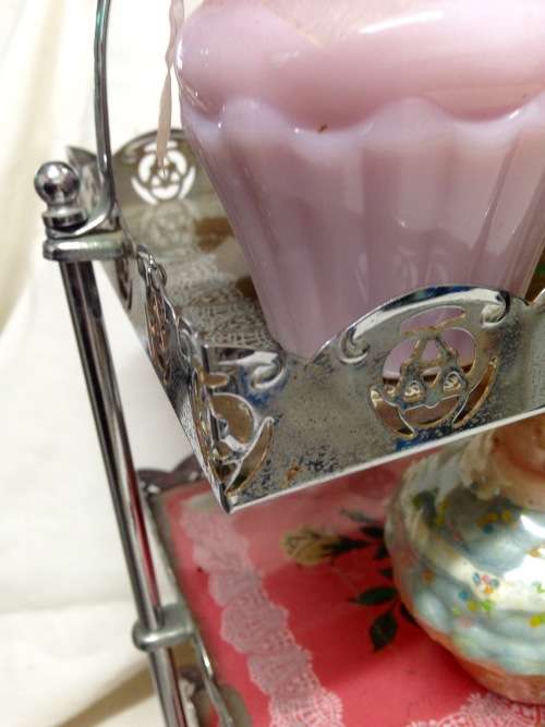 Cake Stand  3 tier -Metal Vintage Collectables