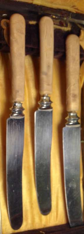 12 mix EPNS  Cutlery + Canteen Wood *Damage LOOK at My BUY NOWitemsNO WAITING