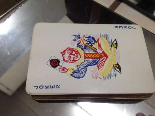 1x Box - Oriental Decor 2 PACKS OLD PLAYING cards 2 Assorted