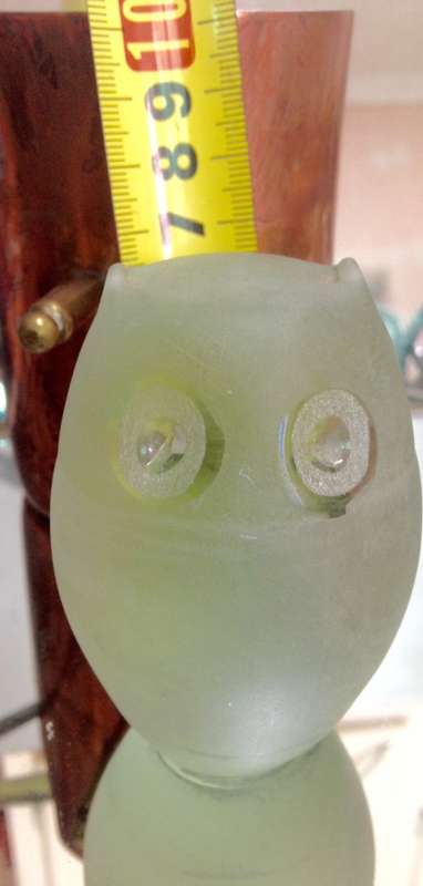 NGWENYA Owl glass studio Swaziland Hand made LooK at My BUY Listings NO WAITING