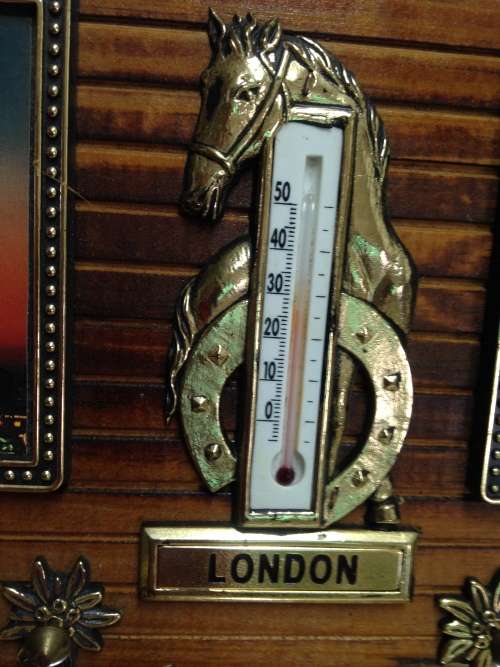 LONDON Bridge Scene Barometer+ key holder