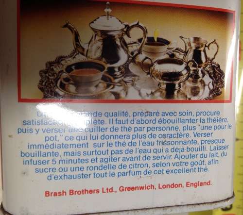 BRASH Tea Tin -LONDON Scenes bridge-Nelson column and History LOOK At My BUY NOW LISTINGS NO WAIT