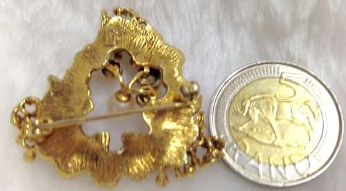 Brooch Genuine Pearl Setting Rolled Gold back catch missing LOOK At My BUY NOW items NO WAITING