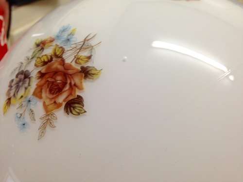 Circa1930 Art Deco Glass Hanging Globe Ball Shade