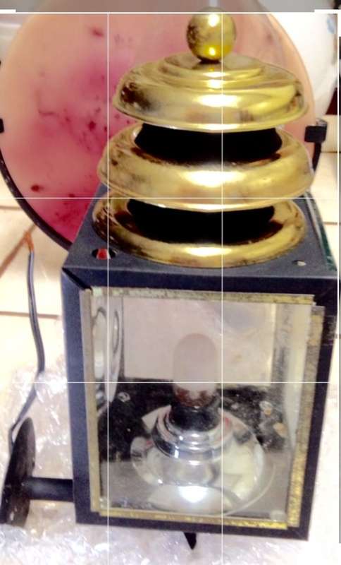 Lamp Metal Glass - Wall Sconce Carriage style * LooKatMyBUY NOW*NO WAITING*GREAT COUNTRY HOME DECOR