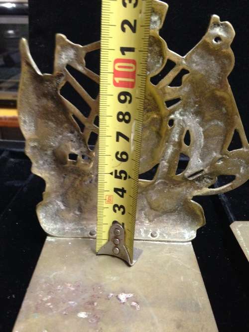 BRASS  Book ends - MAYFLOWER SHIP-  LOOK At All My BUY NOW LISTINGS NO WAITING