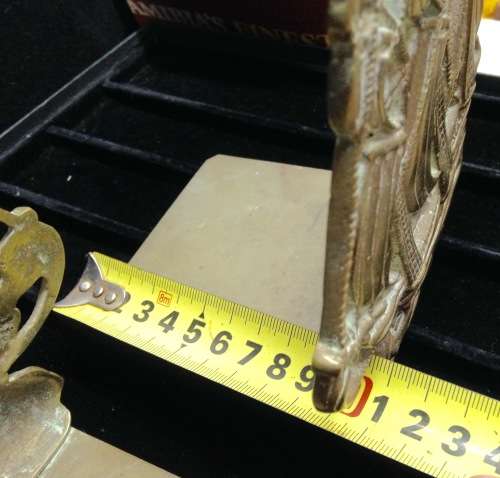 BRASS  Book ends - MAYFLOWER SHIP-  LOOK At All My BUY NOW LISTINGS NO WAITING