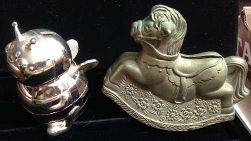 Money Box -Metal BEE +HORSE