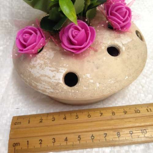 Vase+Frog - Vase Shape of  Africa+ Pottery Ceramic frog Lovely vintage collectibles