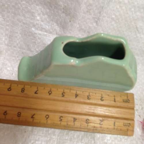 Vase+Frog - Vase Shape of  Africa+ Pottery Ceramic frog Lovely vintage collectibles