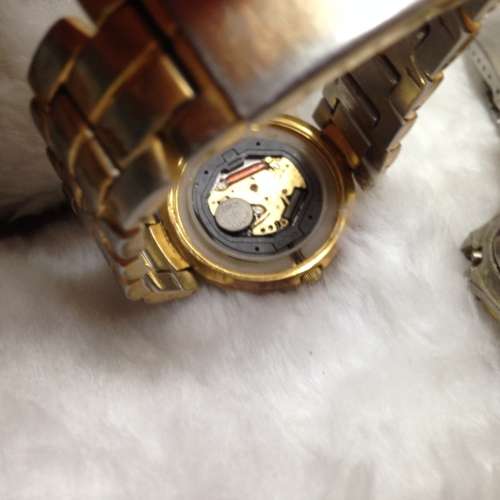 Lovely Old wood box + 3 Watches For SPARES Showing ware
