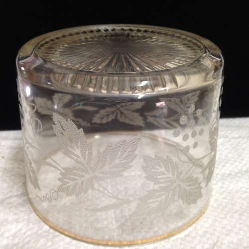 1950/60 Bartlett+Collins,*ICE TUB/Bucket Glass bowl embossed frieze around it