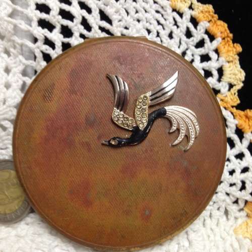 Powder COMPACT - *Gay Whisper* has Mirror + Gauze LOOK At My BUY NOW LISTINGS NO WAITING