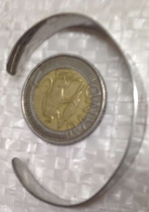 Bangle  flower design SILVER tone metal LOOK At My BUY NOW LISTINGS NO WAITING
