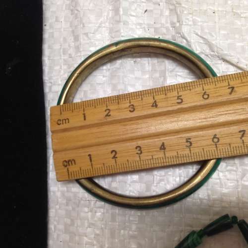 BANGLE Malachite SEMI PRECIOUS GEM STONE GREEN made in Turkey