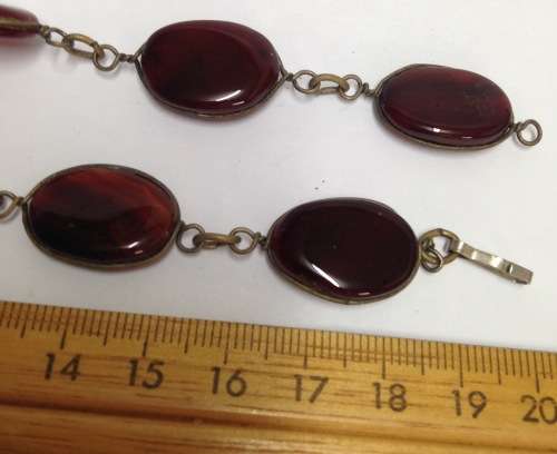 NECKLACE AGATE-12 Genuine Semi Precious Gem Stoneones
