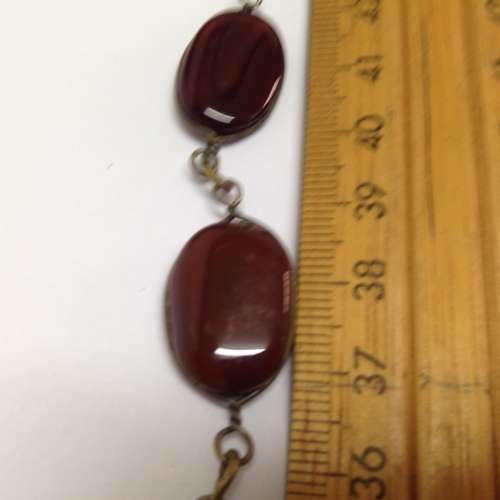 NECKLACE AGATE-12 Genuine Semi Precious Gem Stoneones
