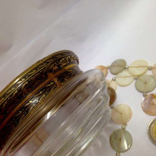 Glass box -1 Vanity Dressing Table decor Lid edge Nielio work LOOK At My BUY NOW LISTINGS NO WAITING