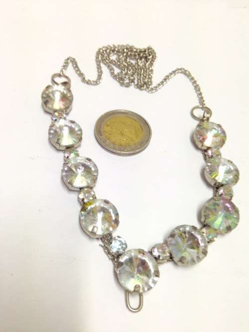 Necklace - large acrylic crystal beads LOOK At My BUY NOW LISTINGS NO WAITING