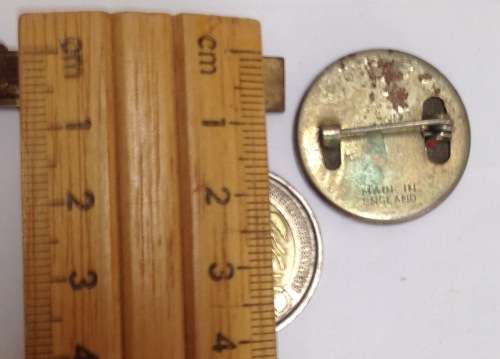 Tie Bar Clip MetalMotherOfPearl Scotland brooch *GREAT COUNTRY HOME DECORLookatmyBUYNOWitemNOWAITING