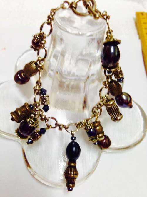 Bracelet Vintage chain beads Artisinal