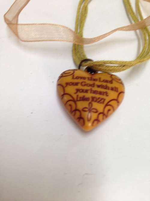 Pendant Lucite pendant  Psalm from Luke on ribbon+thing LOOK At All My BUY NOW LISTINGS NO WAITING