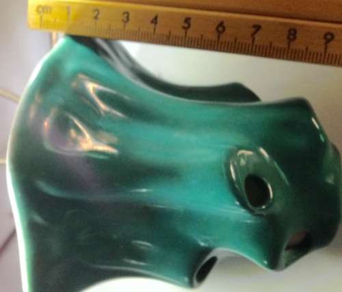 CROWN DUCAL*RARE* Ceramic Flower frog Art Deco England LOOK At All My BUY NOW LISTINGS NO WAITING