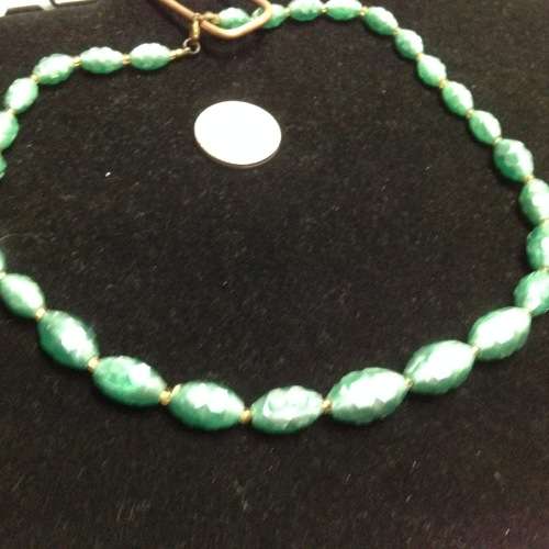 Necklace - Vintage Design on GRADUATING 60,sPlastic beads For the collector of 1960` goodies