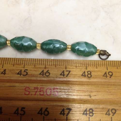 Necklace - Vintage Design on GRADUATING 60,sPlastic beads For the collector of 1960` goodies