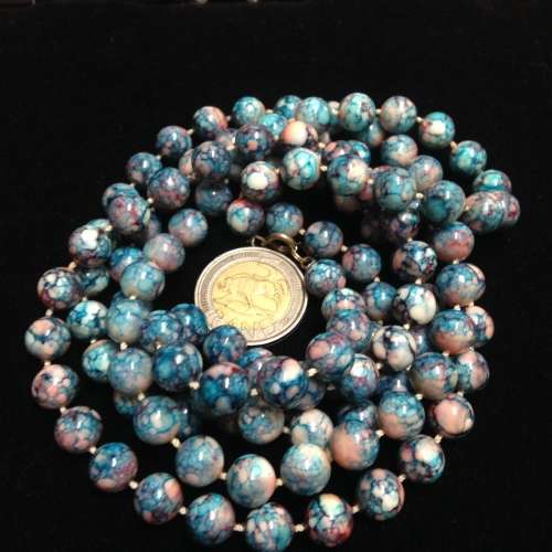 Necklace Vintage long string Plastic colourful balls beads LOOK At My BUY NOW LISTINGS NO WAITING