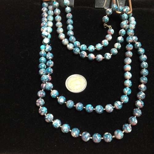 Necklace Vintage long string Plastic colourful balls beads LOOK At My BUY NOW LISTINGS NO WAITING