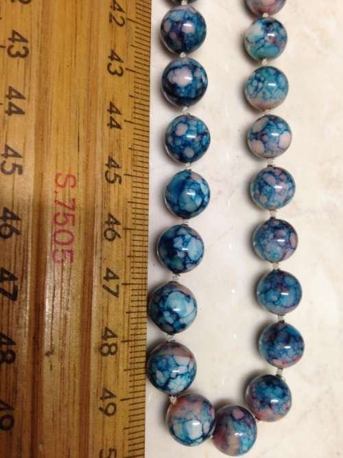 Necklace Vintage long string Plastic colourful balls beads LOOK At My BUY NOW LISTINGS NO WAITING