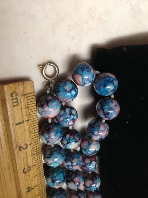 Necklace Vintage long string Plastic colourful balls beads LOOK At My BUY NOW LISTINGS NO WAITING