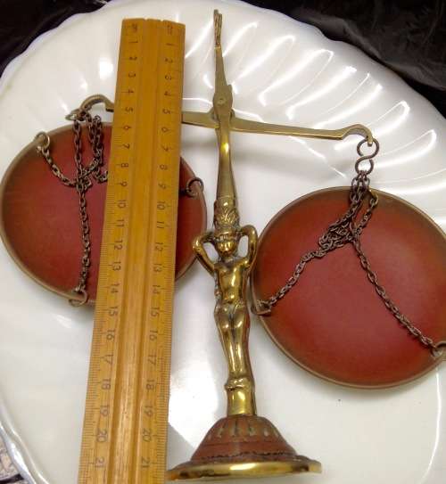 Scales female FIGURINE hanging scale LOOK At My BUY NOW listings NO WAITING