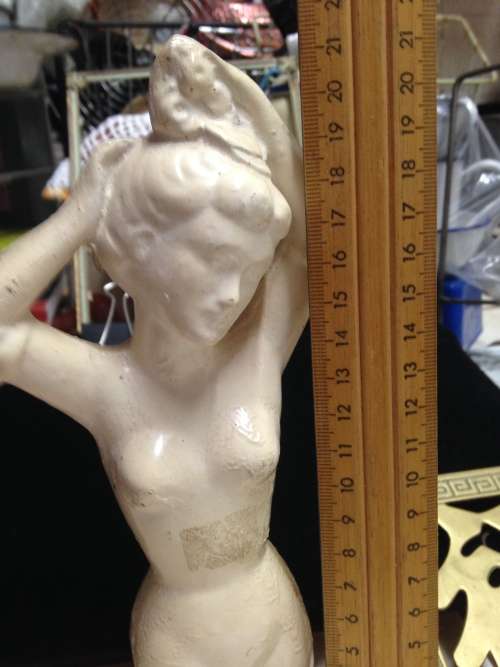 Art Deco Ceramic Lady Figurine LOOK At All My BUY NOW LISTINGS NO WAITING