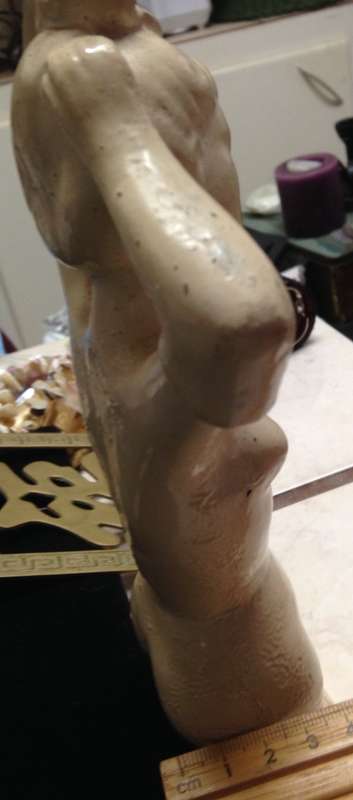 Art Deco Ceramic Lady Figurine LOOK At All My BUY NOW LISTINGS NO WAITING