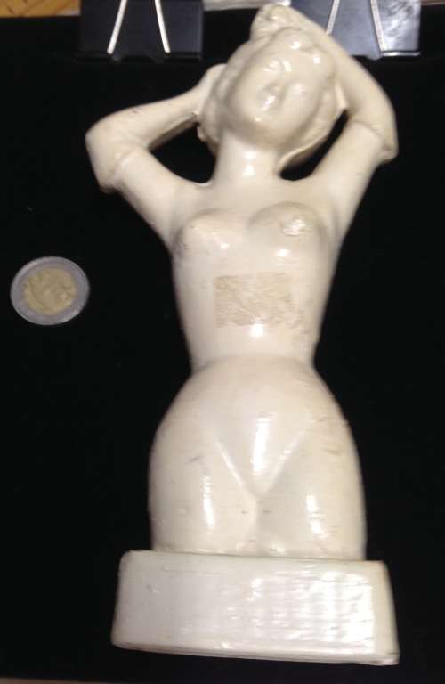 Art Deco Ceramic Lady Figurine LOOK At All My BUY NOW LISTINGS NO WAITING