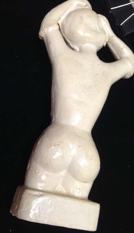 Art Deco Ceramic Lady Figurine LOOK At All My BUY NOW LISTINGS NO WAITING