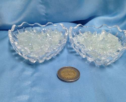 Box - Trinket box Heart shape Cut Glass Lead Crystal lidded Look at my Buy Now listings No Waiting