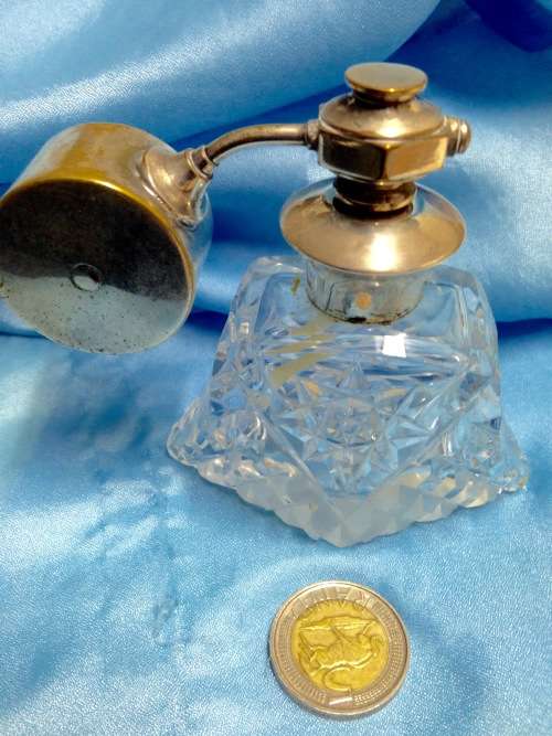 Bacarrat Sterling Silver atomiser Perfume Crystal LOOK At My Buy Now listings No Waiting
