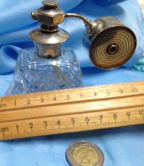 Bacarrat Sterling Silver atomiser Perfume Crystal LOOK At My Buy Now listings No Waiting