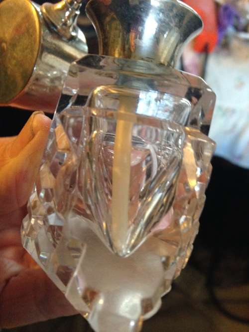 Bacarrat Sterling Silver atomiser Perfume Crystal LOOK At My Buy Now listings No Waiting