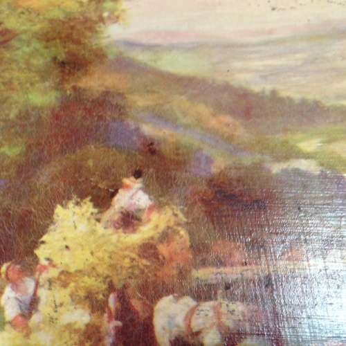 3 Block framed Decoupage pictures farming rural scenes *Gorgeous