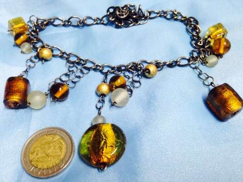Bracelet lamp work glass beads Look at my Buy Now listings No Waiting