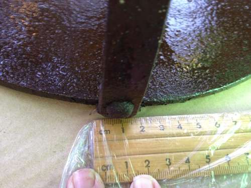 Steel Griddle handle has Ring to hang LOOK At My BUY NOW listings NO WAITING