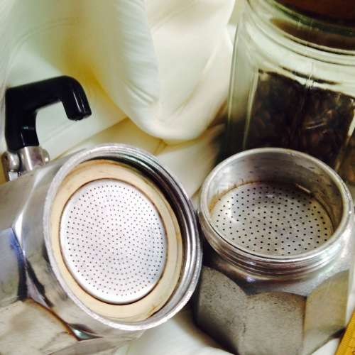 Coffee percolator +storage Glass container BUYNOW*NO WAITING*GREAT COUNTRY HOME DECOR